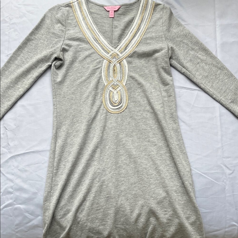 Lilly Pulitzer Clarkson French terry dress, size XS